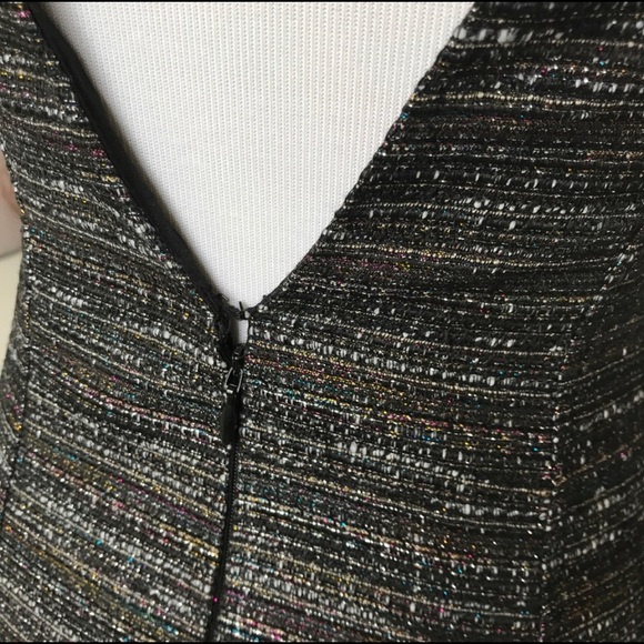 Keepsake the Label Black Grey Metallic Sleeveless Elegant Dress Size Small - Picture 6 of 8